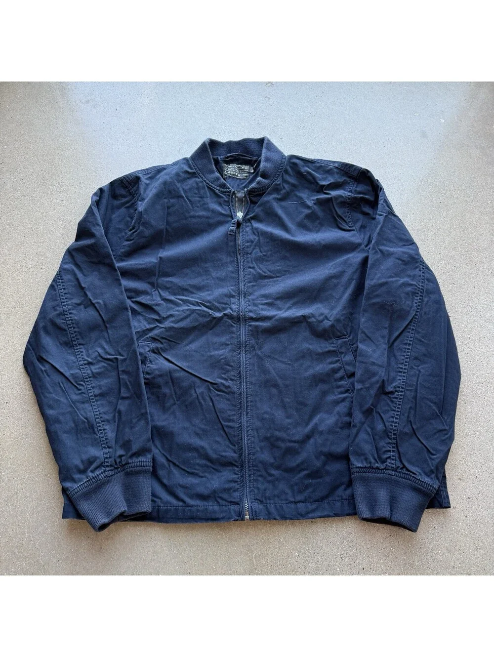 J.Crew Harrington Full Zip Bomber Flight Jacket  Men's Size L